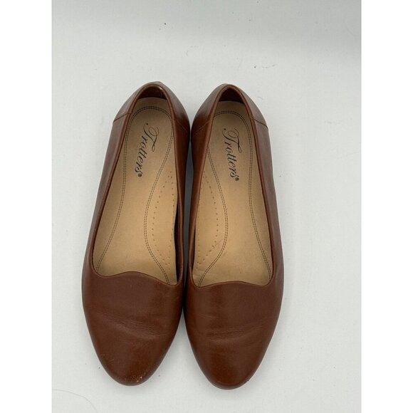 Trotters Womens Brown Leather Loafers Size 7.5 - Picture 4 of 8